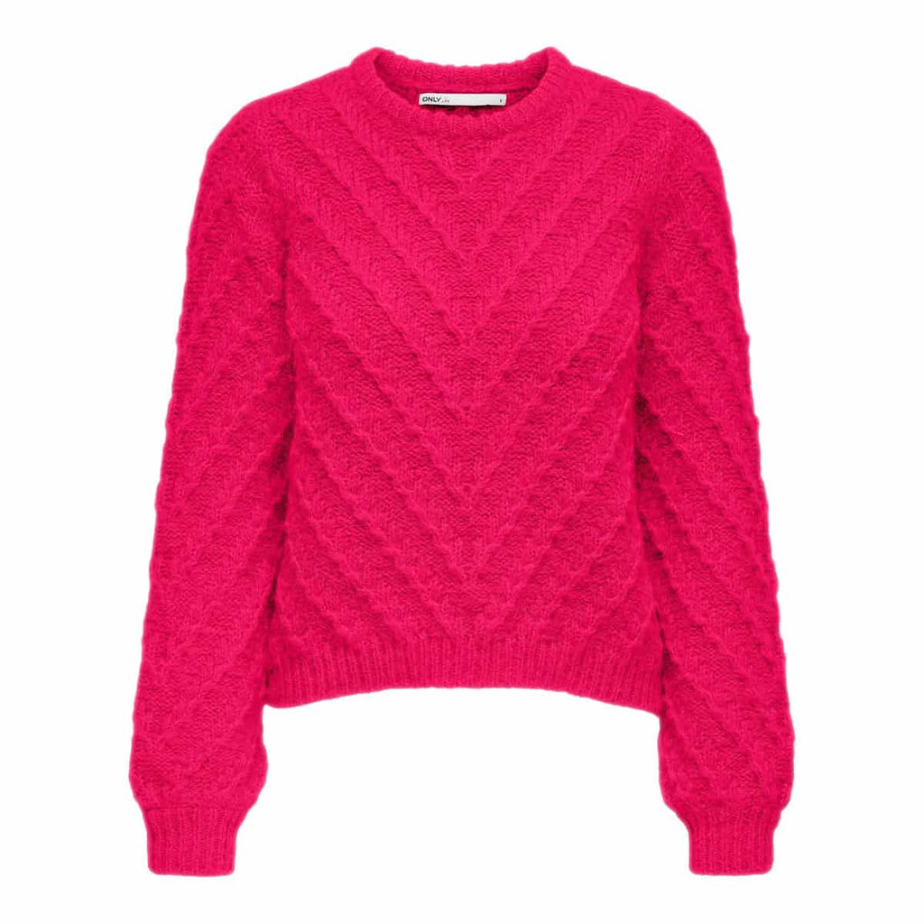 Maglione Cropped OverSize Operato YVIE Donna ONLY