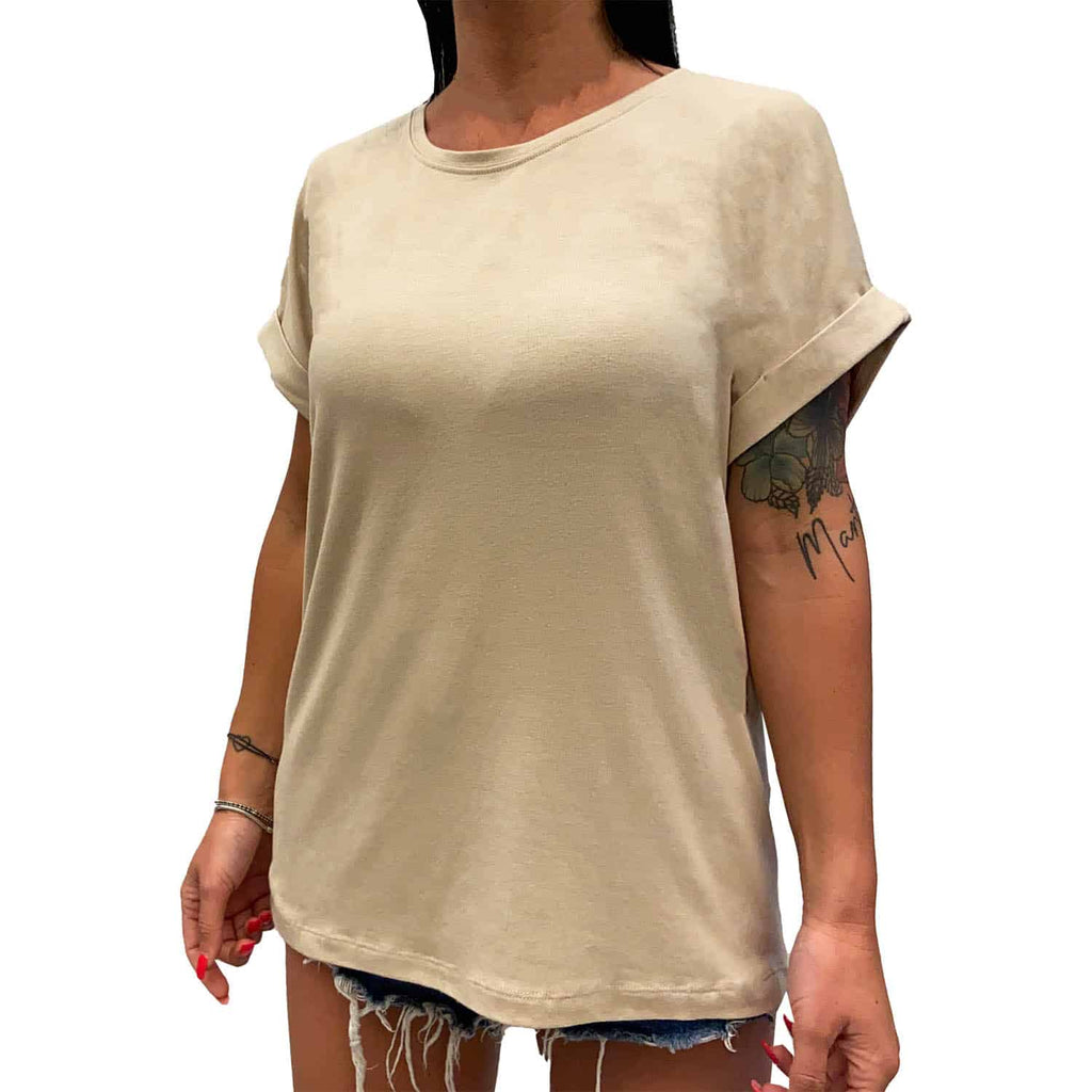 T-Shirt Over Elasticizzata Donna ONLY
