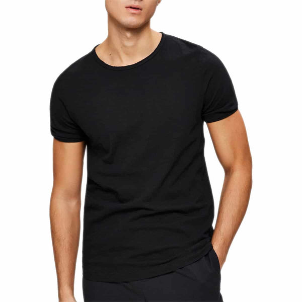 T-Shirt Cotone Fiammato MORGAN Uomo SELECTED