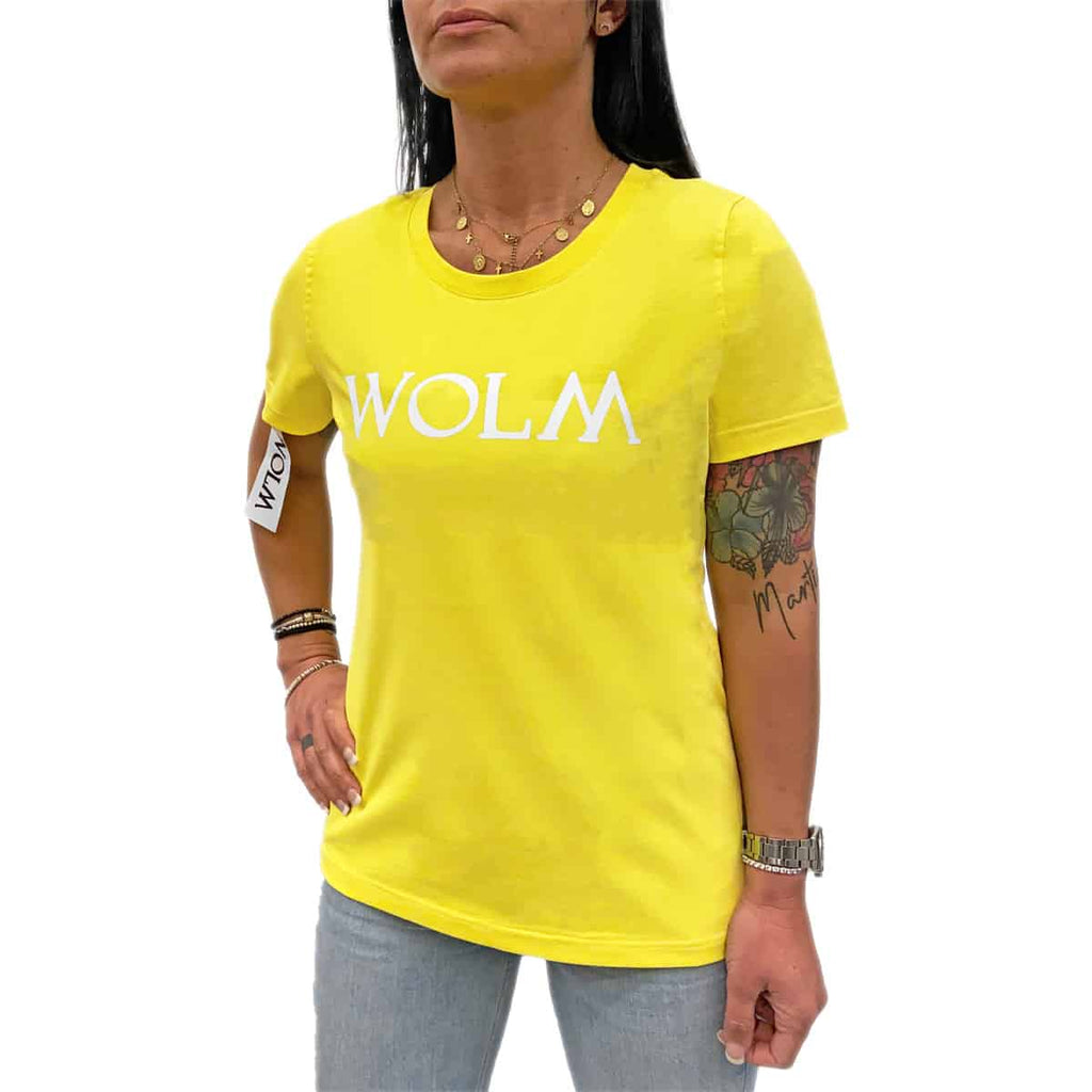 T-Shirt Big Text Logo 108 Donna WOLM