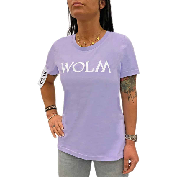 T-Shirt Big Text Logo 108 Donna WOLM